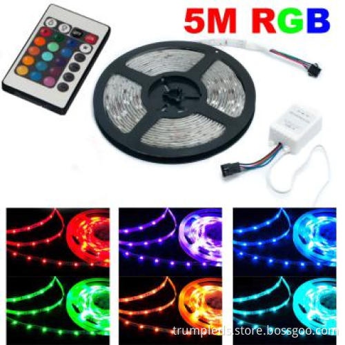 2012 New Year Promotion 5meters RGB led strip lighting kit